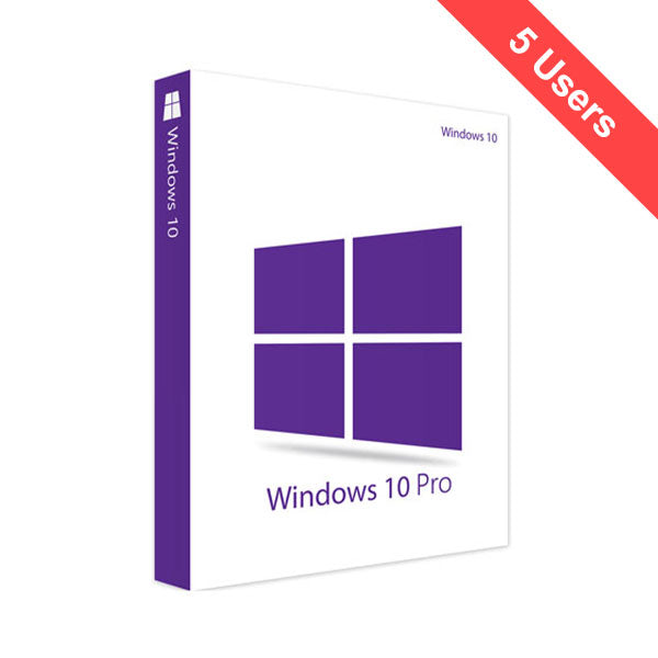 Clave de producto para usuarios de Microsoft Windows 10 Professional 5PC