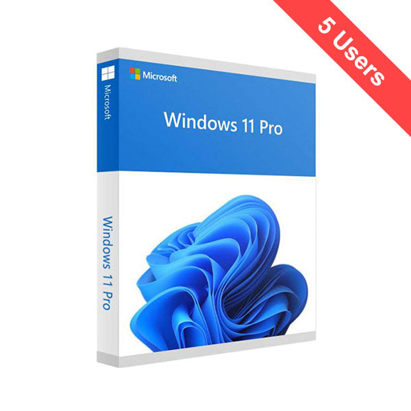 Clave de producto de licencia de usuario de Microsoft Windows 11 Professional para 5 PC