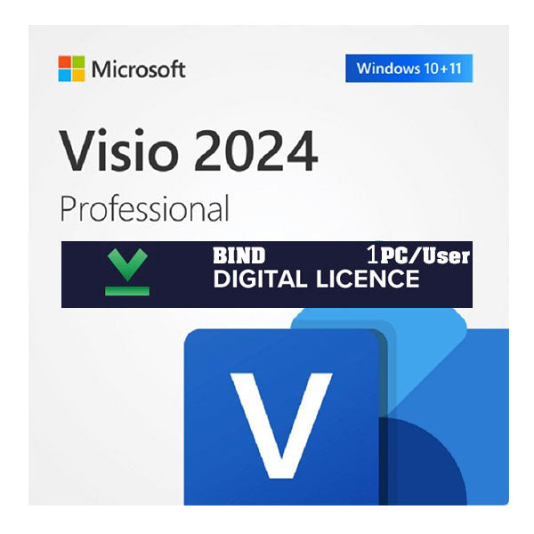 Microsoft Visio 2024 | 1 PC | Bind Product Key | Lifetime