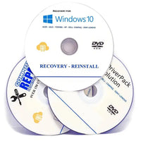 Windows 10 Professional DVD Bundle Reinstall Recovery