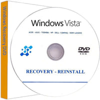 Windows Vista All Versions Reinstall Recovery DVD