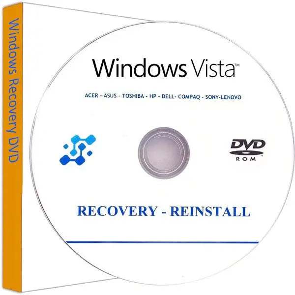 Windows Vista All Versions Reinstall Recovery DVD