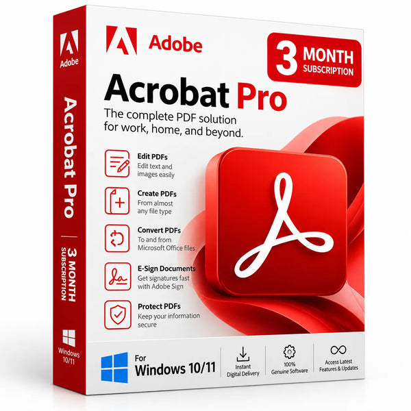 Adobe Acrobat Pro for 3 Month