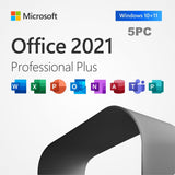 Microsoft Office 2021 Professional Plus | 5 PC | Product Key | Lifetime