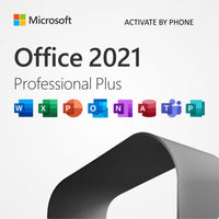 Microsoft Office 2021 Professional Plus | Activate by Phone | 1 PC | Lifetime