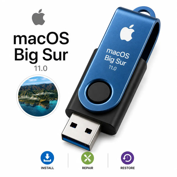 macOS 11 BigSur Recovery Reinstall Bootable USB