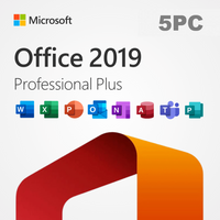 Microsoft Office 2019 Professional Plus | 5 PC | Product Key | Lifetime