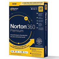 Norton 360 Premium 75GB Cloud 1 Year 10 Devices Antivirus Security