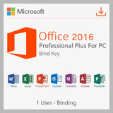 Microsoft Office 2016 Professional Plus | 1 PC | Bind Product Key | Lifetime