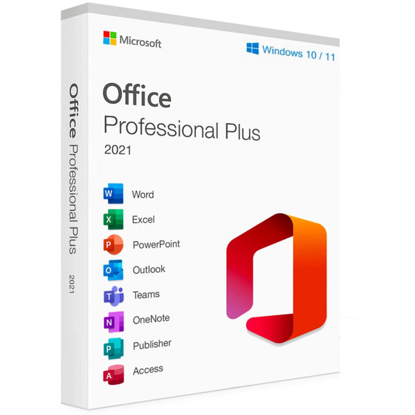 Microsoft Office 2021 Professional Plus doživotní licence Word Excel Outlook Publisher