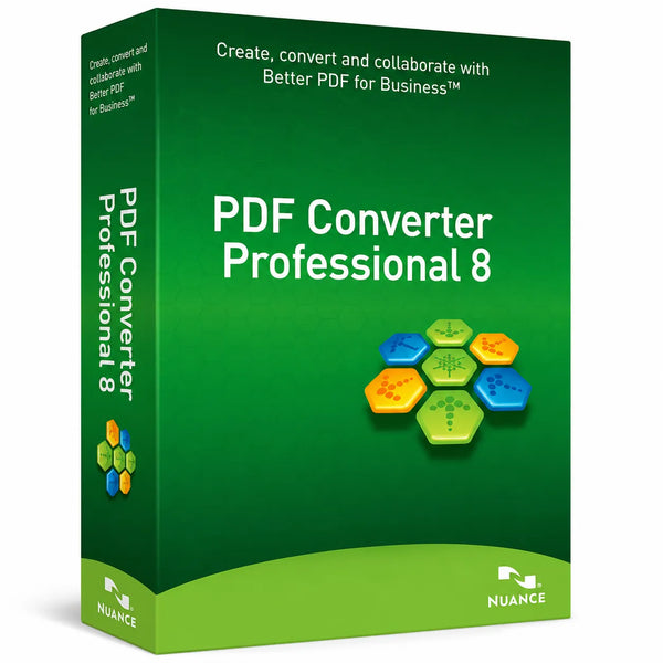 Nuance PDF Editor Converter Creator Professional 8 Download