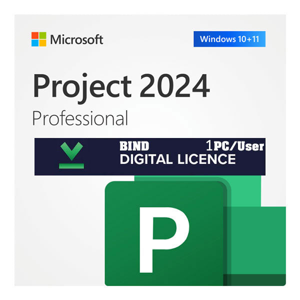 Microsoft Project 2024 Professional 1 PC License