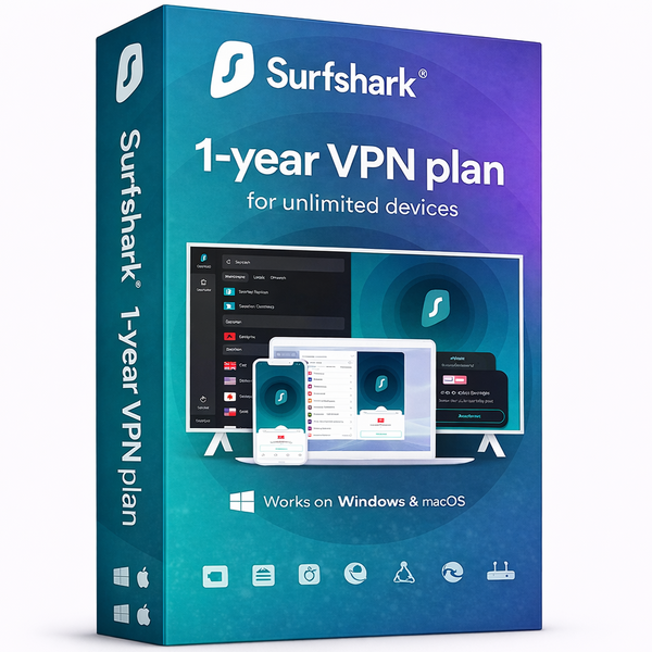 Surfshark Starter VPN Key 1 Year Unlimited Devices
