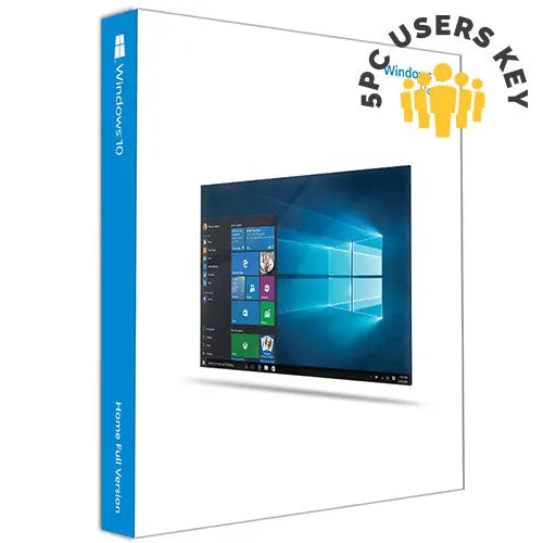 Microsoft Windows 10 Home 5PC Users Product Key