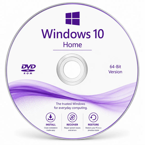 Windows 10 Home Reinstall Recovery DVD