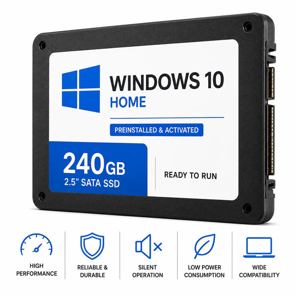 SSD Preinstalled with Windows 10 Home SATA 2.5 240GB 480GB 1TB 2TB