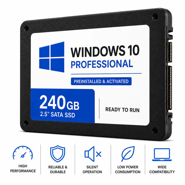 SSD Preinstalled with Windows 10 Pro SATA 2.5 240GB 480GB 1TB 2TB
