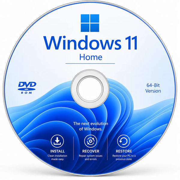 Windows 11 Home Reinstall Recovery DVD