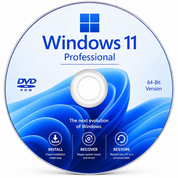 Windows 11 Professional Reinstall Recovery DVD