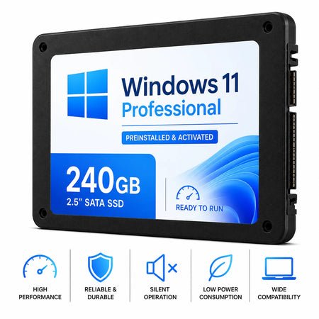 Windows 11 Professional Preinstalled SATA SSD 240GB 480GB 1TB 2TB Windows 11 Professional Preinstalled SATA SSD 240GB 480GB 1TB 2TB