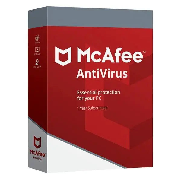 McAfee Antivirus 1 Year 1 Device Security Malware