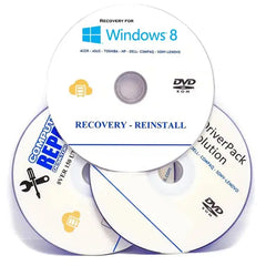 Windows 8 Professional DVD Bundle Reinstall Recovery